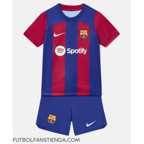 Barcelona Primera Equipación Niños 2023-24 Manga Corta (+ Pantalones cortos)